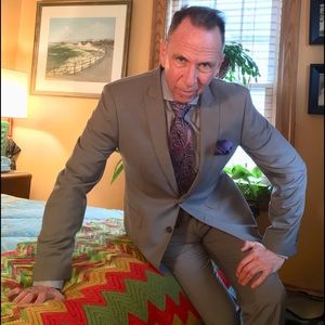 Calvin Klein Extreme Slim Fit Pinstripe Suit